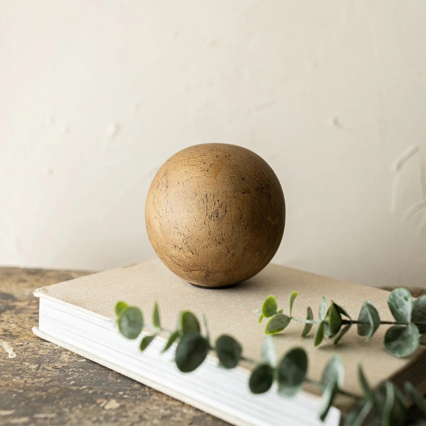 stoneware deco ball