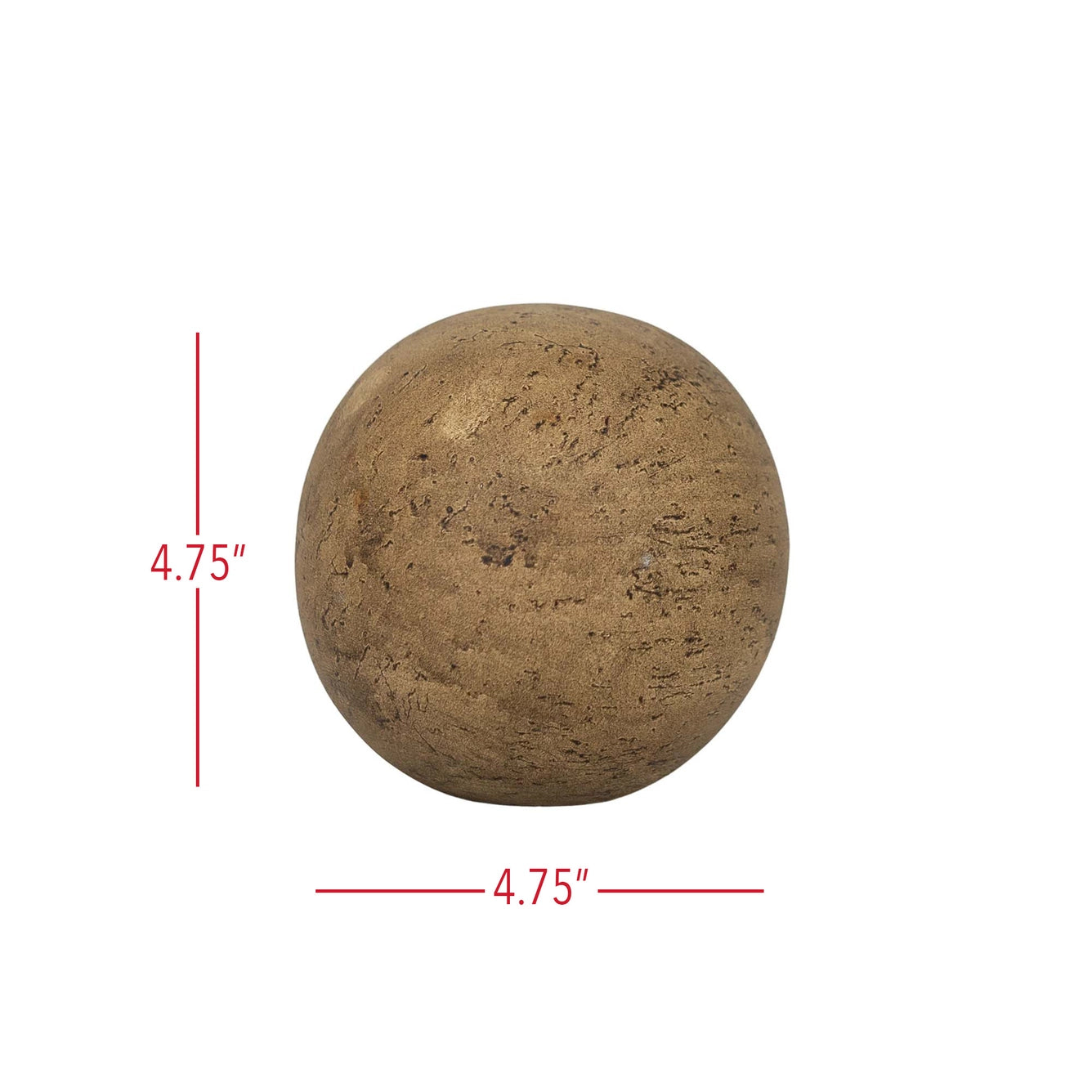 stoneware deco ball