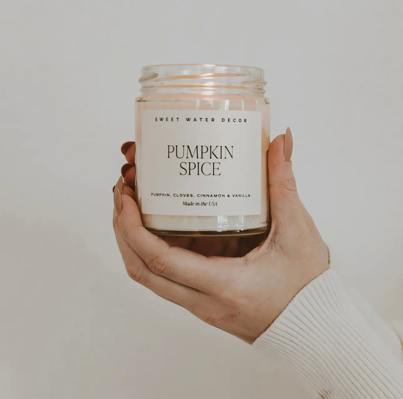pumpkin spice candle