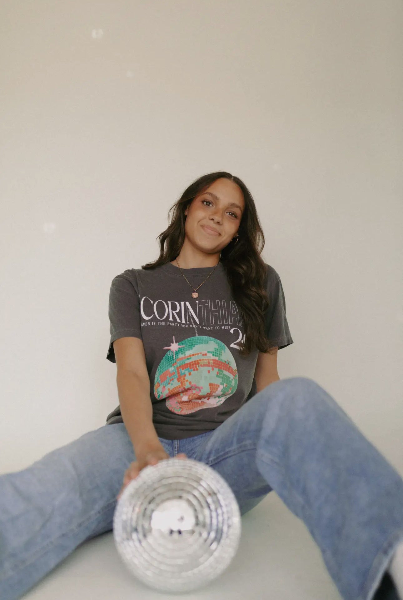 heaven disco ball tee
