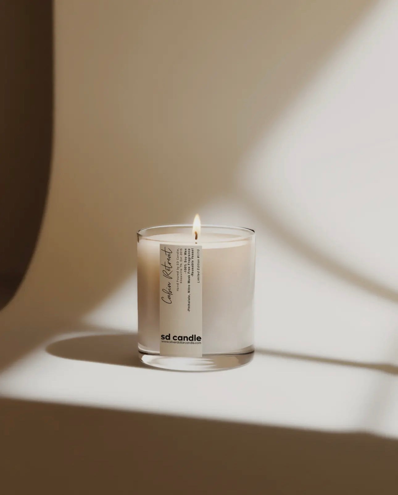 cabin retreat candle