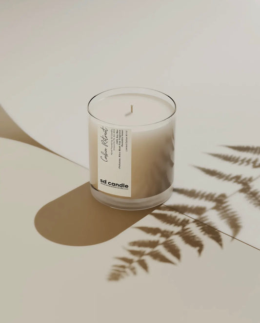 cabin retreat candle