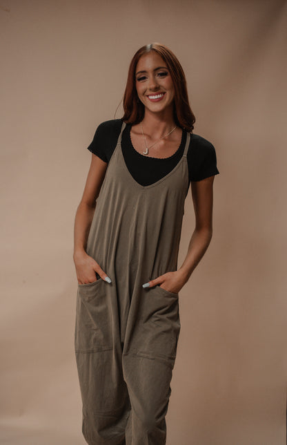 olive jumpsuit