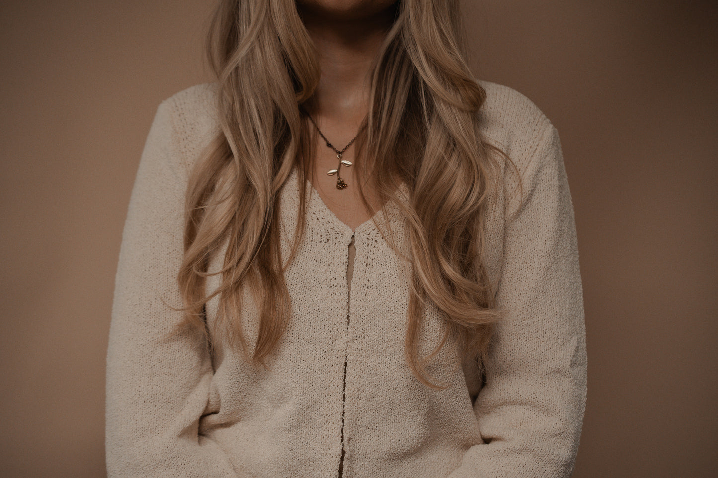 ivory knit cardigan