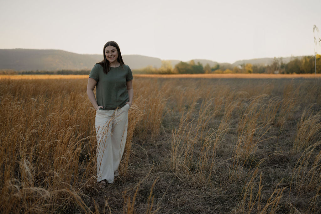 drawstring linen pants