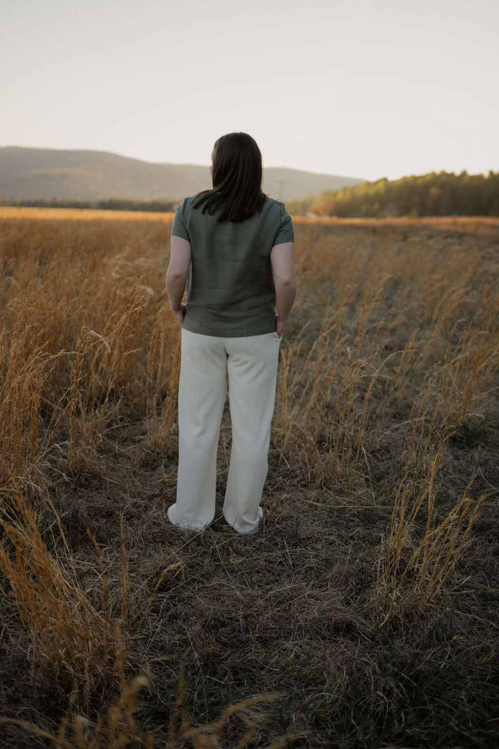 drawstring linen pants